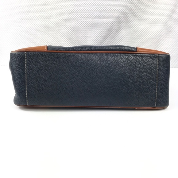 DOONEY & BOURKE Vintage Blue Pebble Leather Hobo Hand Shoulder Bag - Picture 7 of 14